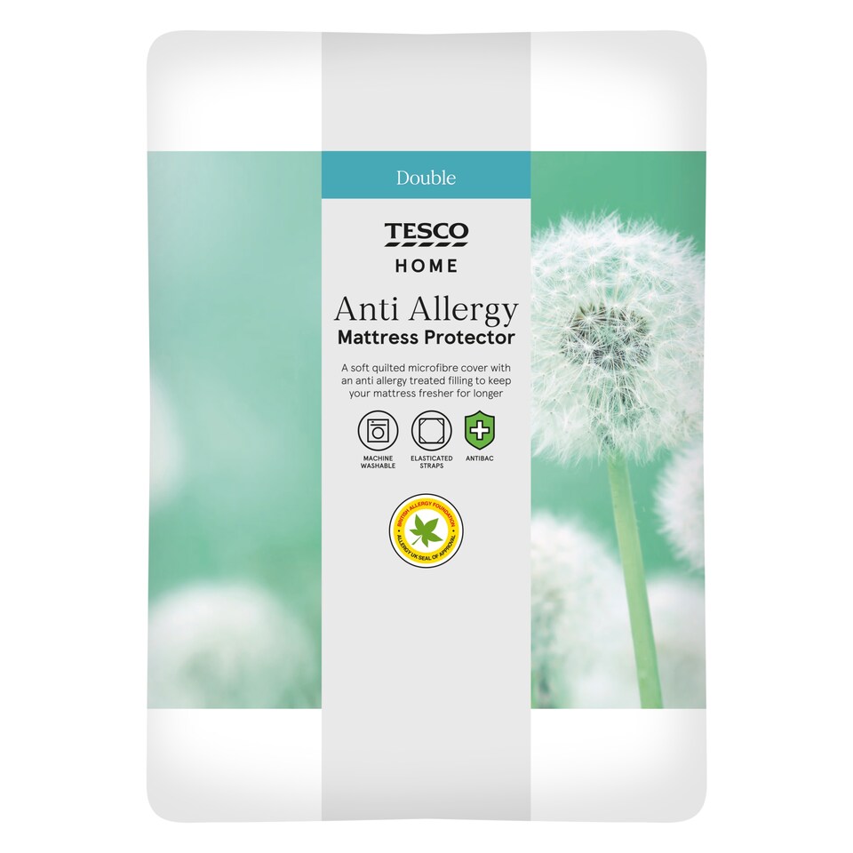 Tesco Anti Allergy Mattress Protector Double