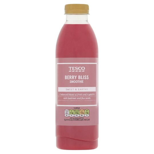 Tesco Berry Bliss Smoothie 750Ml Tesco Groceries