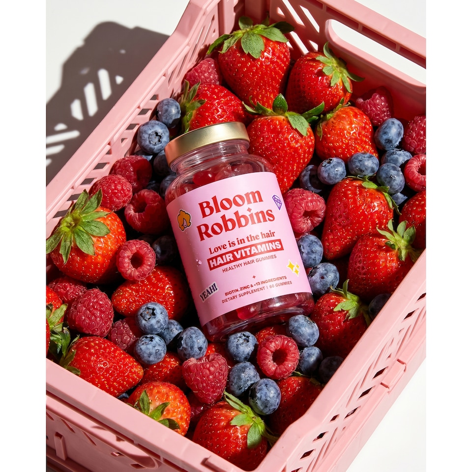 image 1 of Bloom Robbins Hair Vitamins Healthy Hair Gummies Food Supplement 60 pcs 210 g