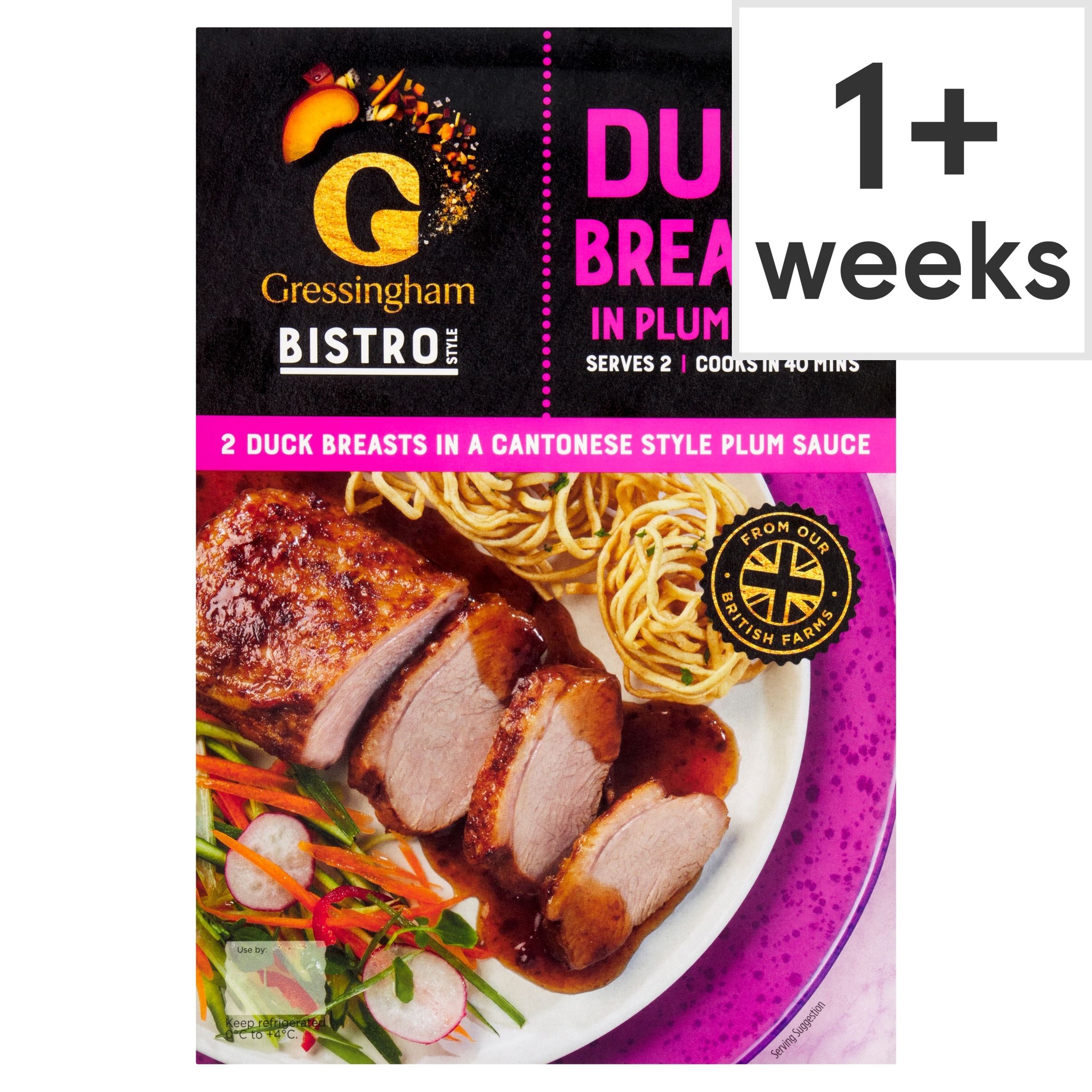 Gressingham Duck Breasts In Plum Sauce 400G