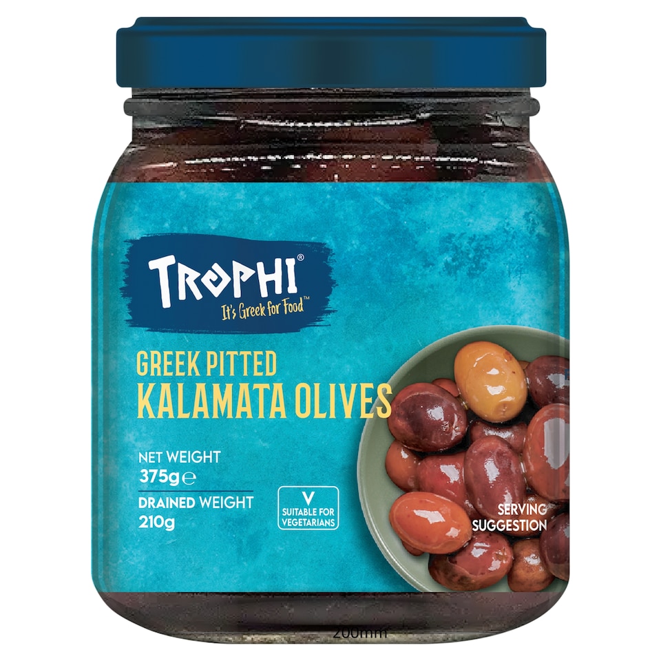 Trophi Kalamata Olives - Pitted 375g
