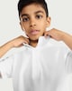 image 1 of F&F School Unisex 2-Pack Pure Cotton Regular Fit Polo Shirts in White