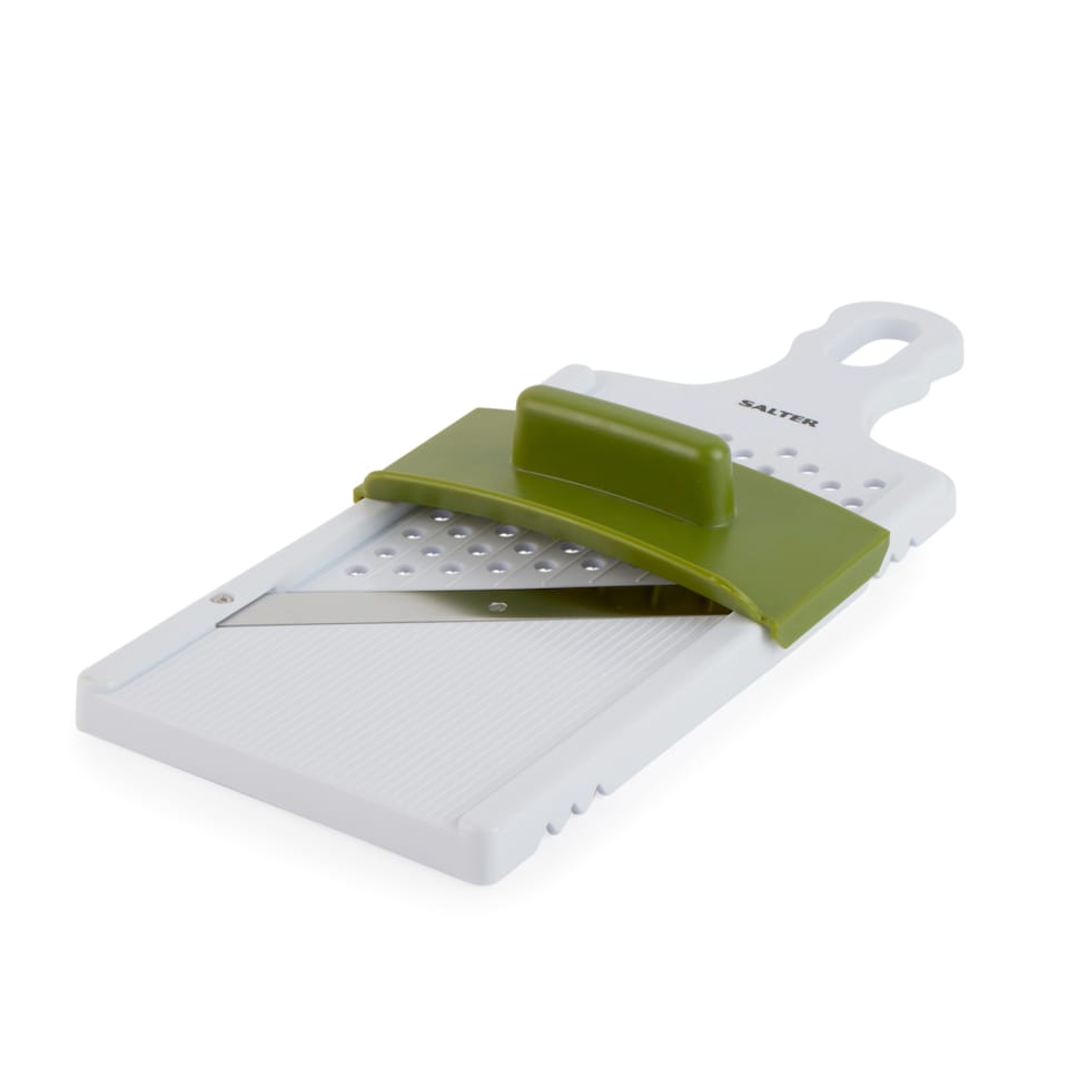 image 1 of Salter Healthy Cooking Green Handheld Mandolin