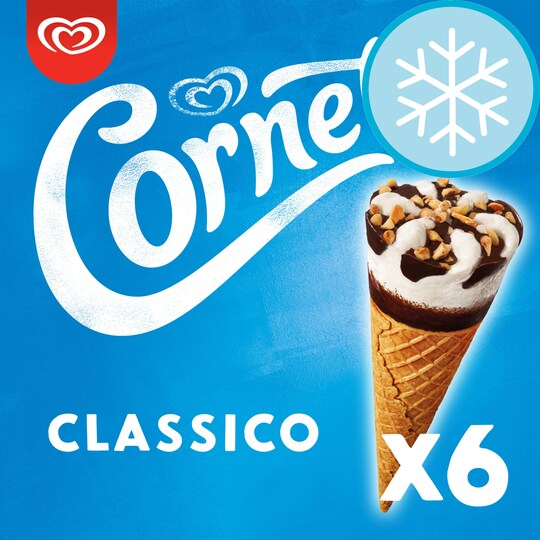 Classic Ice Cream Cones 6X90ml Tesco Groceries