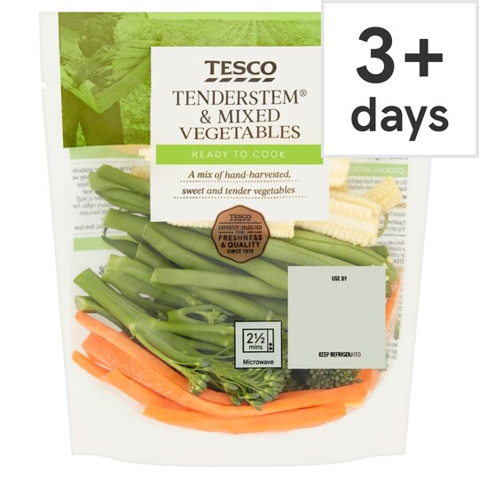 Tesco Tenderstem & Mixed Vegetables 160G Tesco Groceries