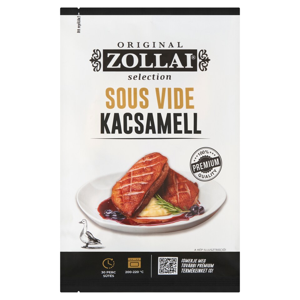ZOLLAI rozmaringos-fokhagymás sous-vide kacsamell 440 g
