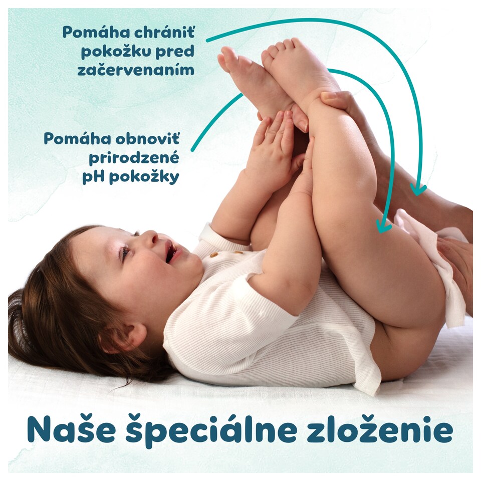 image 1 of Pampers Harmonie Aqua Vlhčené Obrúsky 4 ks Balenia = 192 Obrúskov
