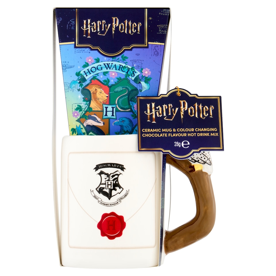 Harry Potter Mug And Colour Changing Chocolate Flavour Hot Drink Mix Gift Set