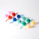 image 3 of Paperchase Cosmic Christmas Set of 12 Pom Pom Hanging Decorations