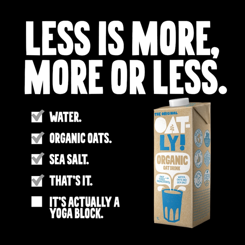 image 1 of Oatly Organic Oat Drink Long Life 1L