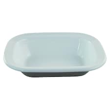 Tesco Slate Grey Enamel Rect Pie Dish 21cm