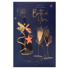 Crltn Christmas Card Merry Christmas Both Of You