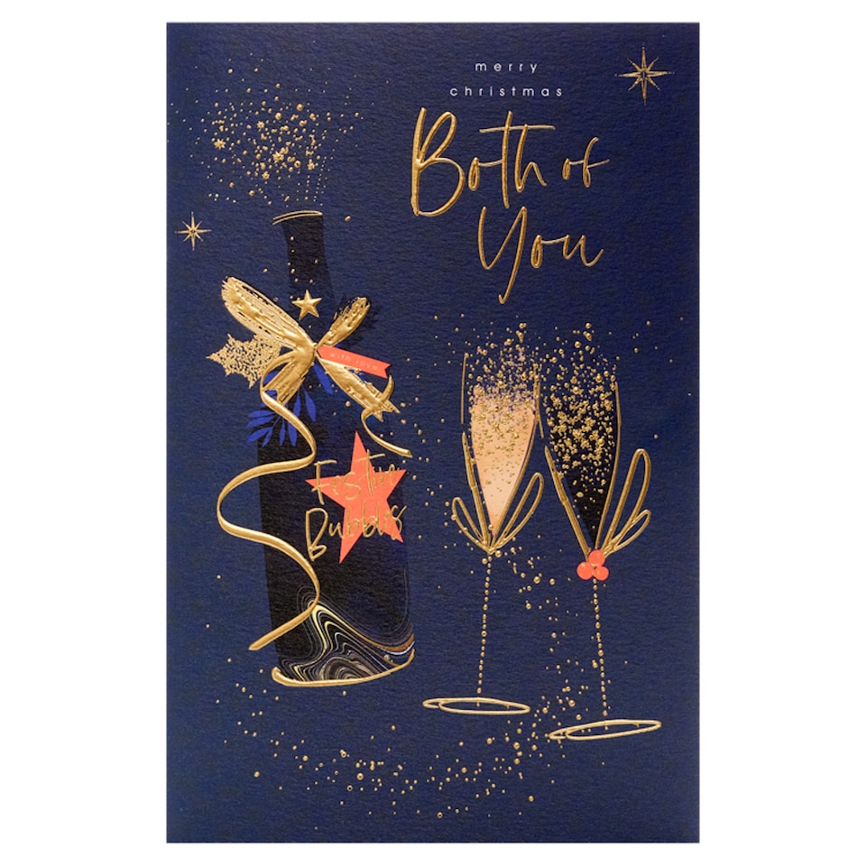 Crltn Christmas Card Merry Christmas Both Of You