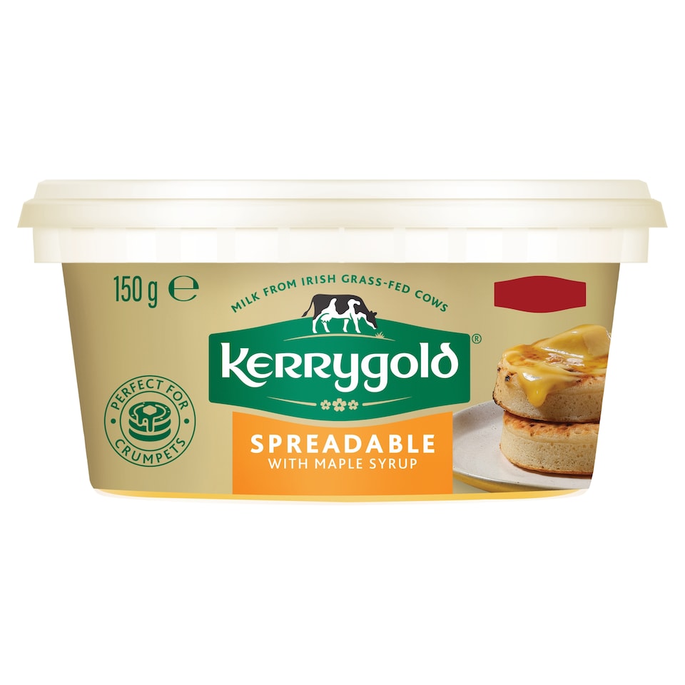 Kerrygold Spreadable Butter with Maple  Syrup 150g