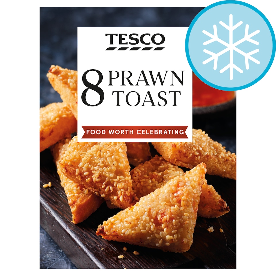 Tesco Prawn Toast 8 Pack 120g