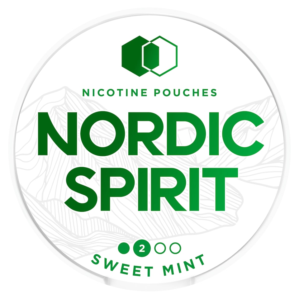 image 1 of Nordic Spirit Sweet Mint Tobacco Free Nicotine Pouches Regular 20 Pack 6mg 14g