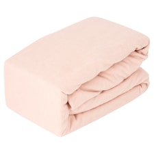 Tesco Blush Brushed Fitted Sheet Double