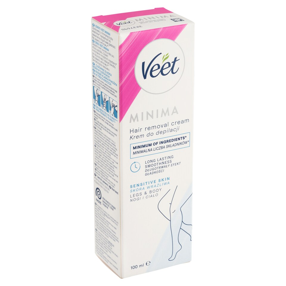 image 1 of Veet Minima Hair Removal Cream Legs & Body Sensitive Skin 100ml