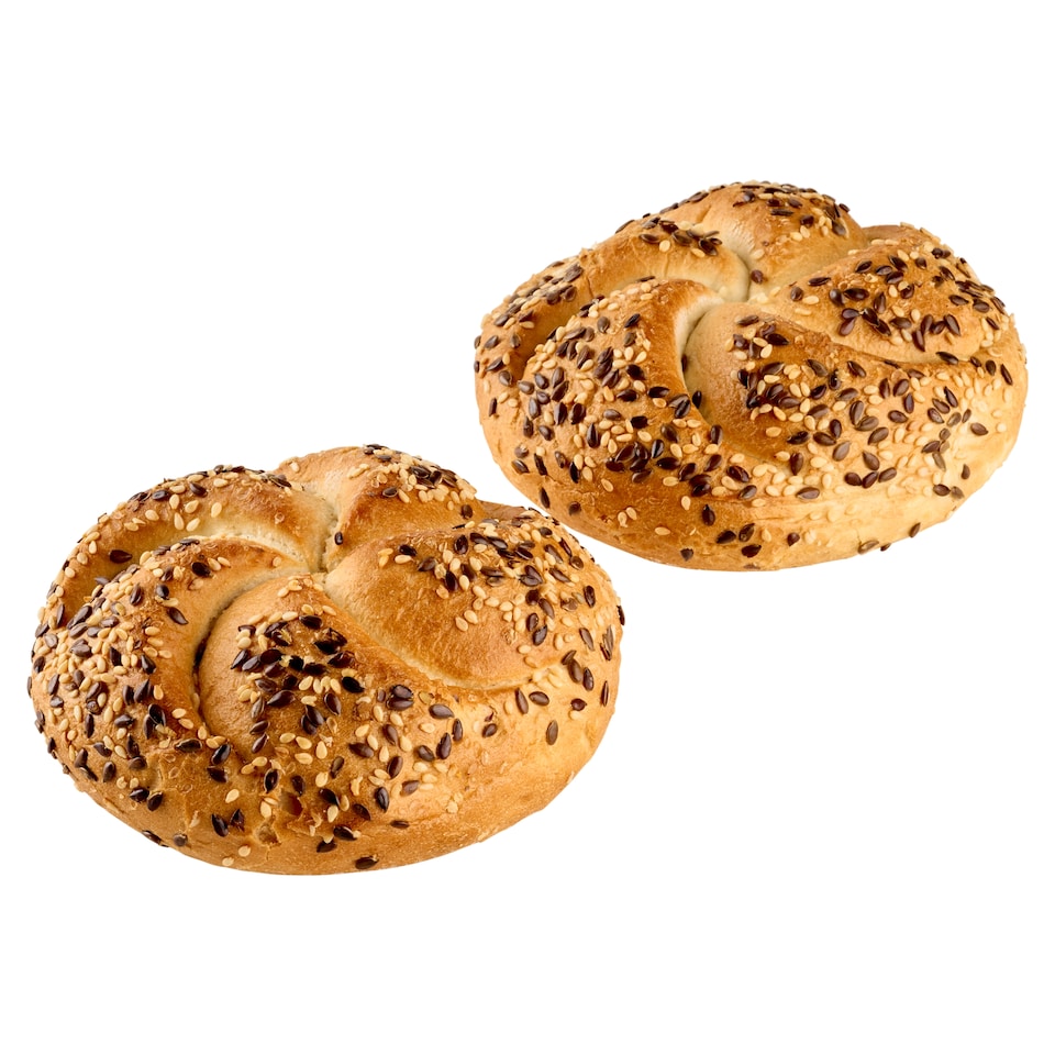 image 1 of Tesco Kaiser with Flax and Sesame 95 g