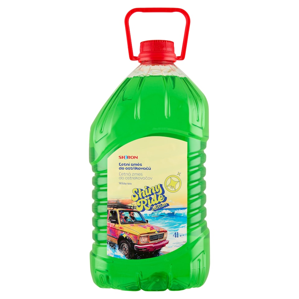 Sheron Shiny Ride Summer Windshield Washer Fluid with White Tea Scent 4L