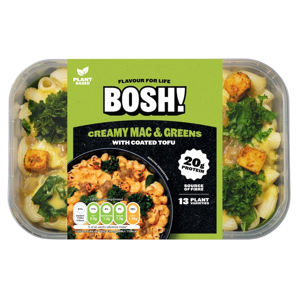 image 1 of BOSH! Creamy Mac & Greens 380g
