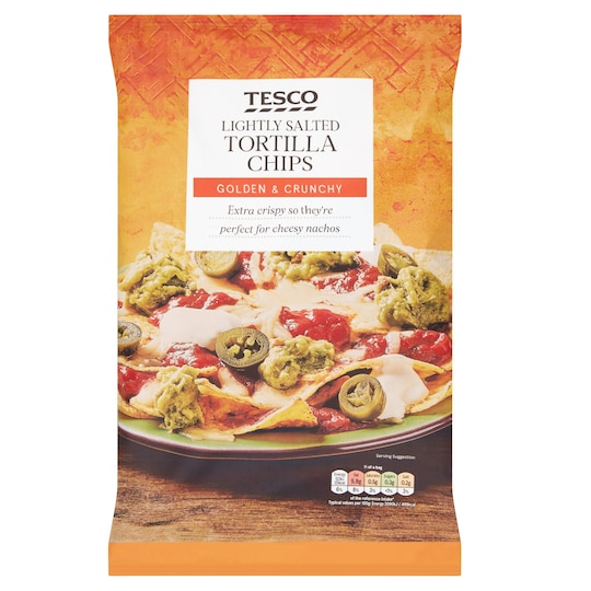 Tesco Tortilla Chips Lightly Salted 175G Tesco Groceries