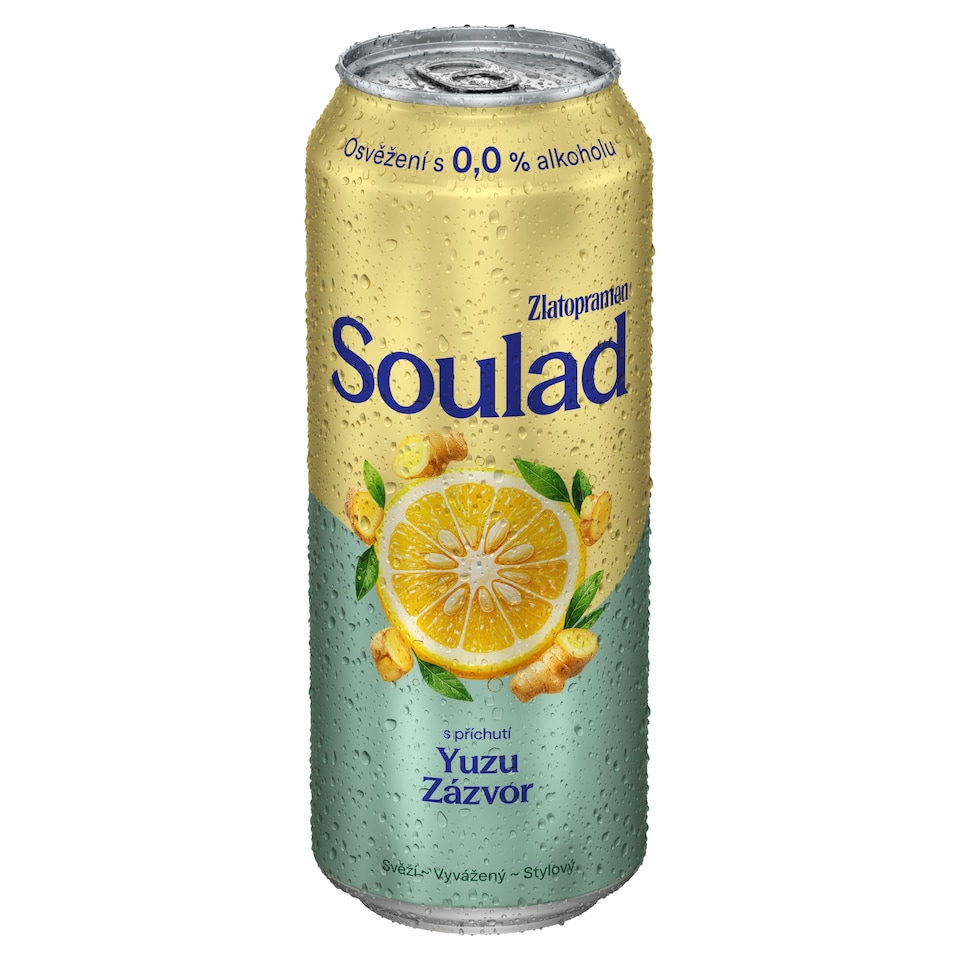 image 1 of Zlatopramen Soulad with Yuzu, Ginger Flavor 0.5L