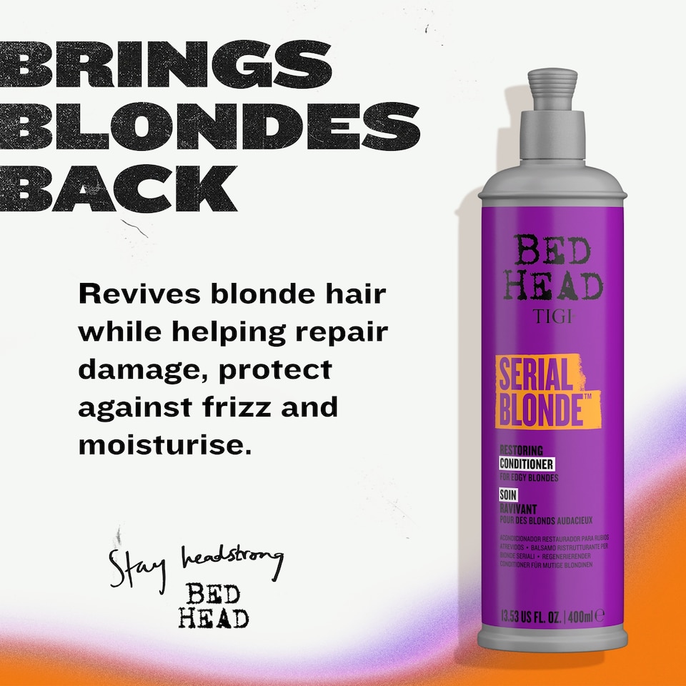 image 1 of Bed Head Tigi Serial Blonde Conditioner 400Ml