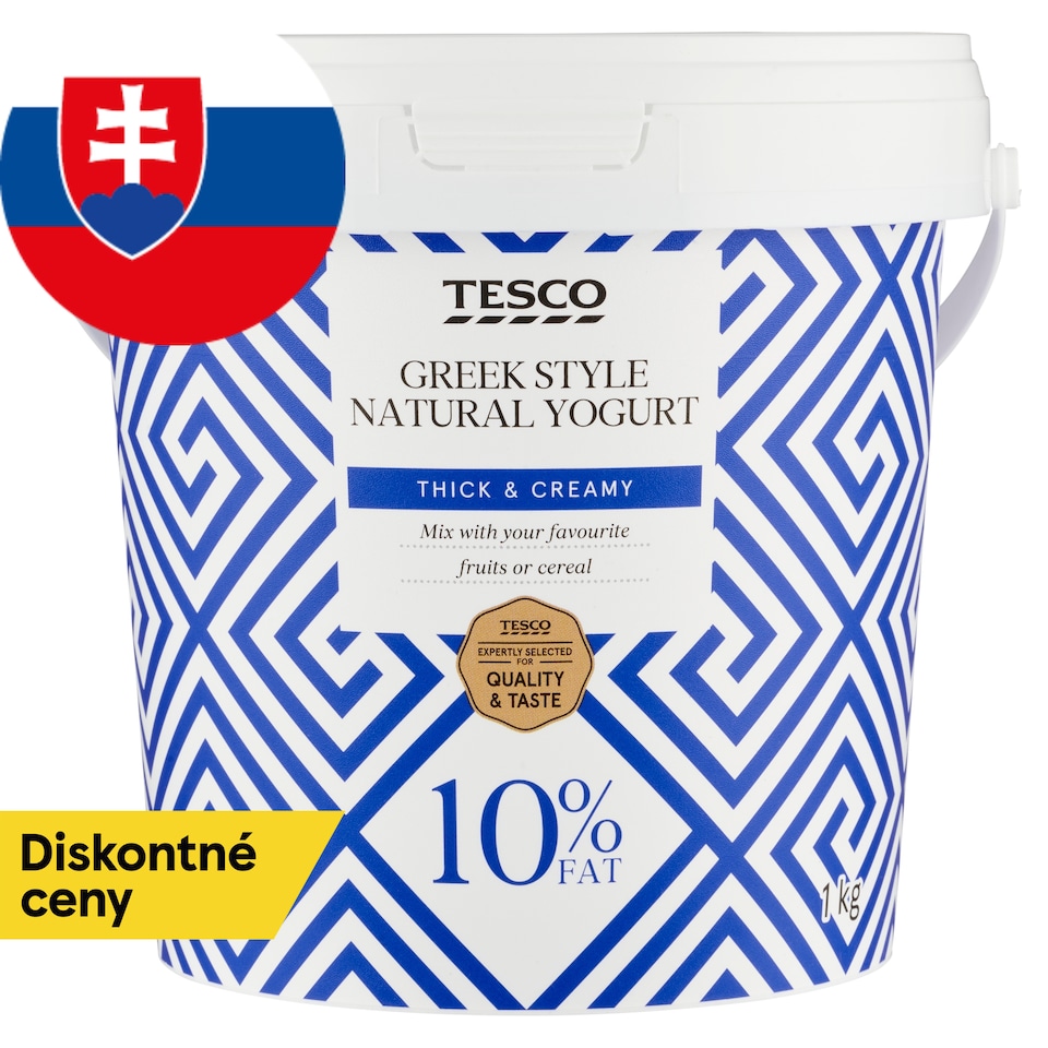 Tesco Greek Style Natural Yogurt 1 kg