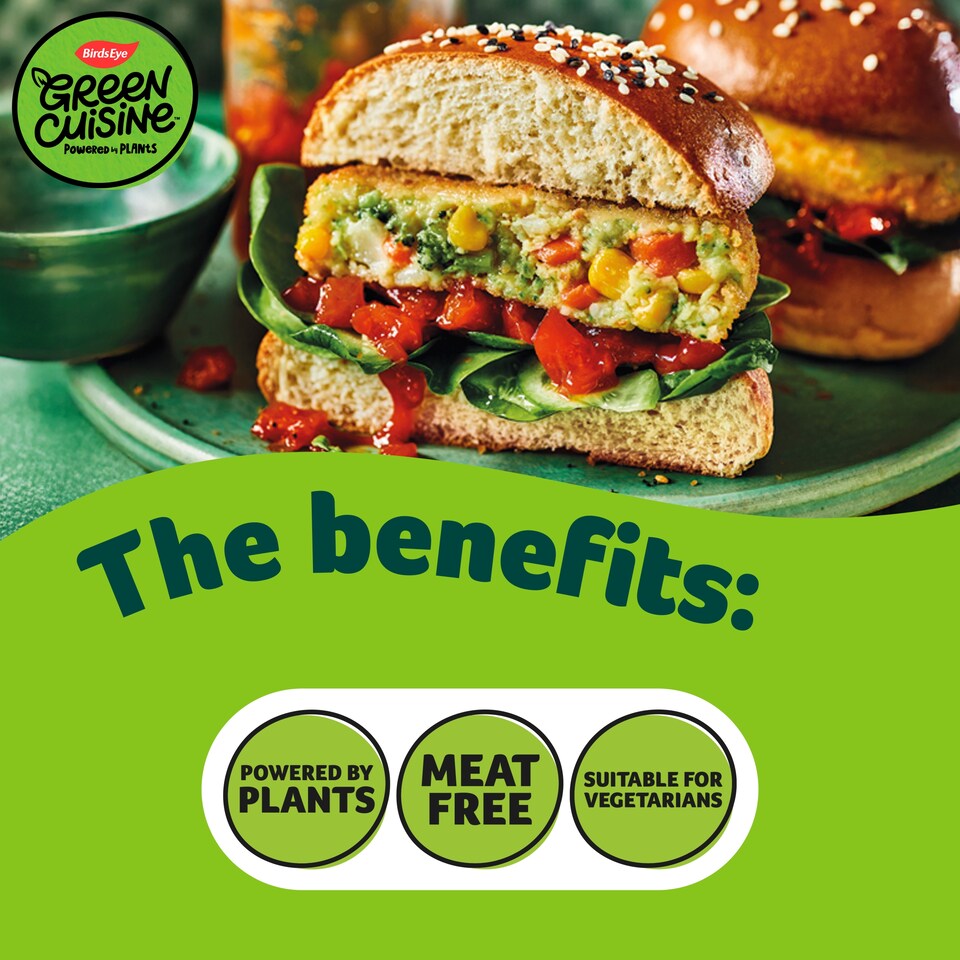 image 1 of Birds Eye Green Cuisine 4 Veggie Burgers 454g