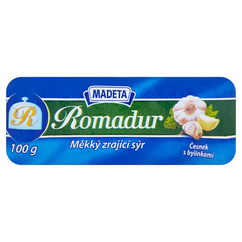Obrázek 1 pro produkt Madeta Romadur česnek s bylinkami měkký zrající sýr 100g