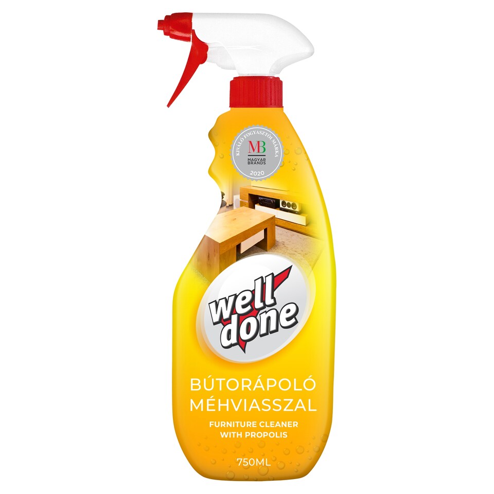 Well Done bútorápoló méhviasszal 750 ml