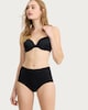 image 3 of F&F 5-Pack Cotton Rich Full Brief Knickers in Black