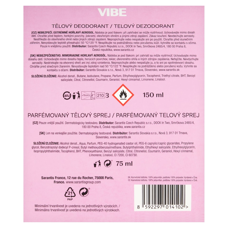 Obrázek 1 pro produkt B.U. Vibe dárková sada