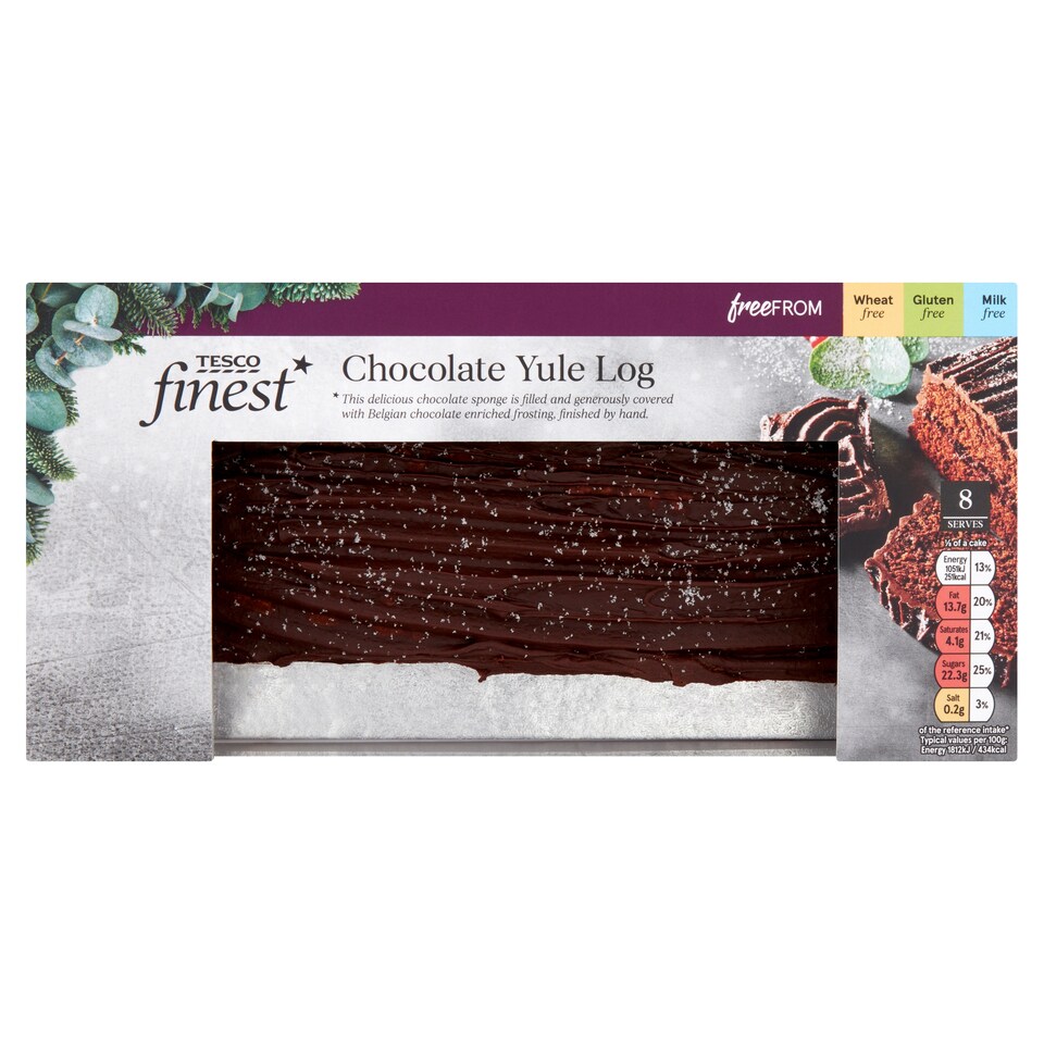Tesco Finest* Free From Chocolate Yule Log