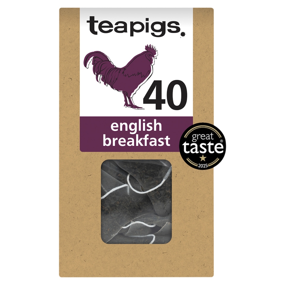 teapigs English Breakfast 40 Tea Bags 3.3g