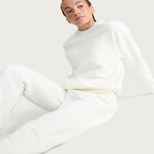 F&F Active AFTERCLASS Rest Day Slogan Co-ord Sweatshirt in Cream