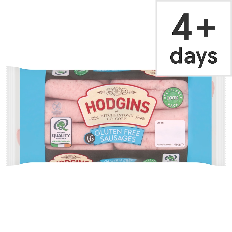 Hodgins Gluten Free Sausages 454G