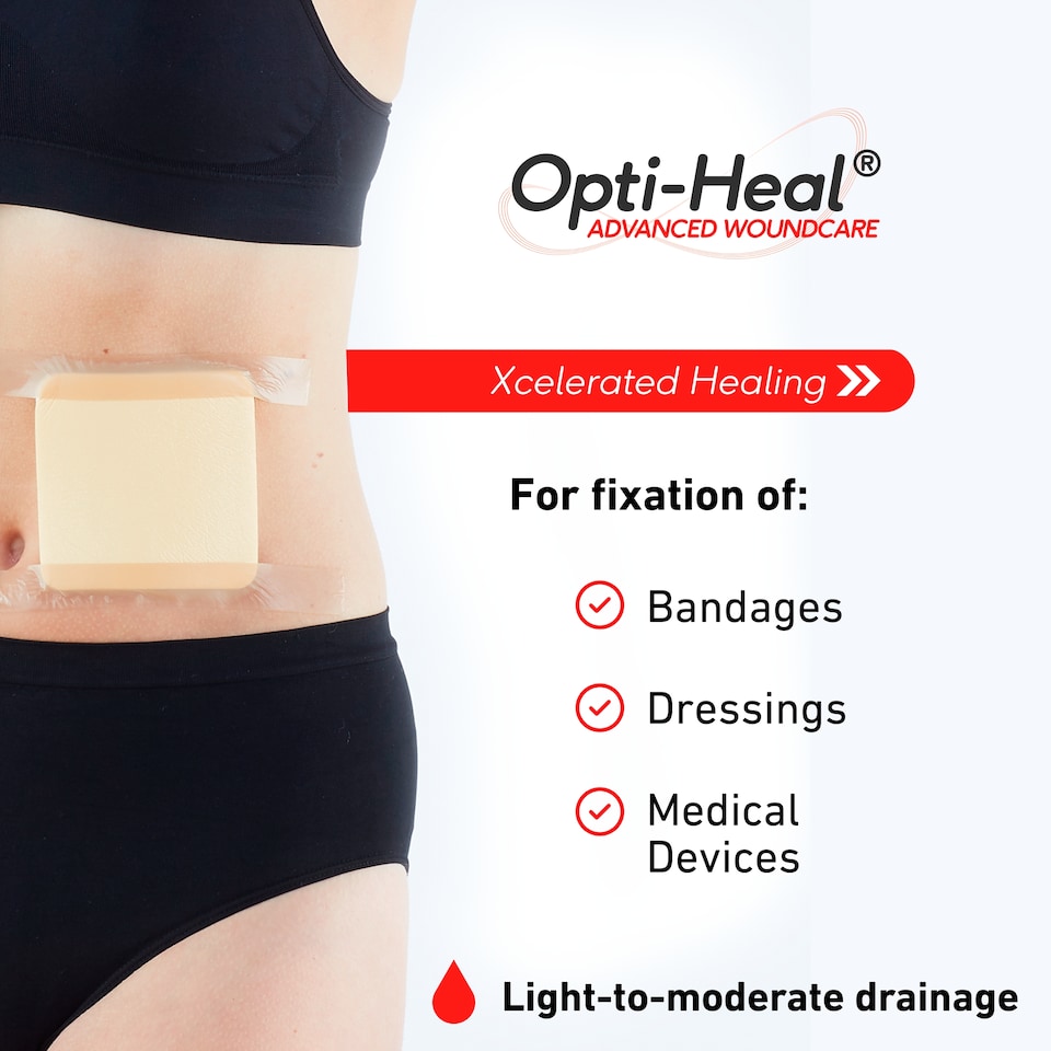 image 1 of Neo G Opti-Heal Soft Silicone Medical Tape 2.5cm X 3m