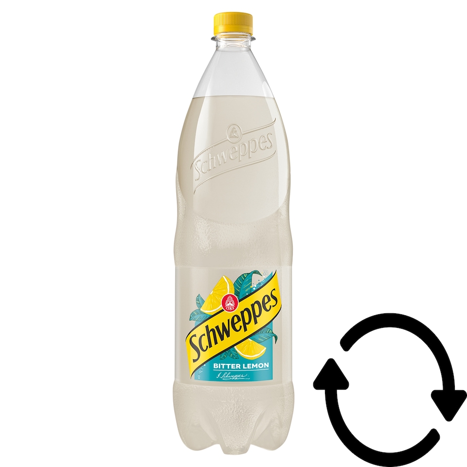 Schweppes Bitter Lemon citromízű szénsavas üdítőital cukorral és édesítőszerekkel 1,5 l