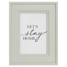 F&F Home Greige Lets Stay Home Frame 4x6