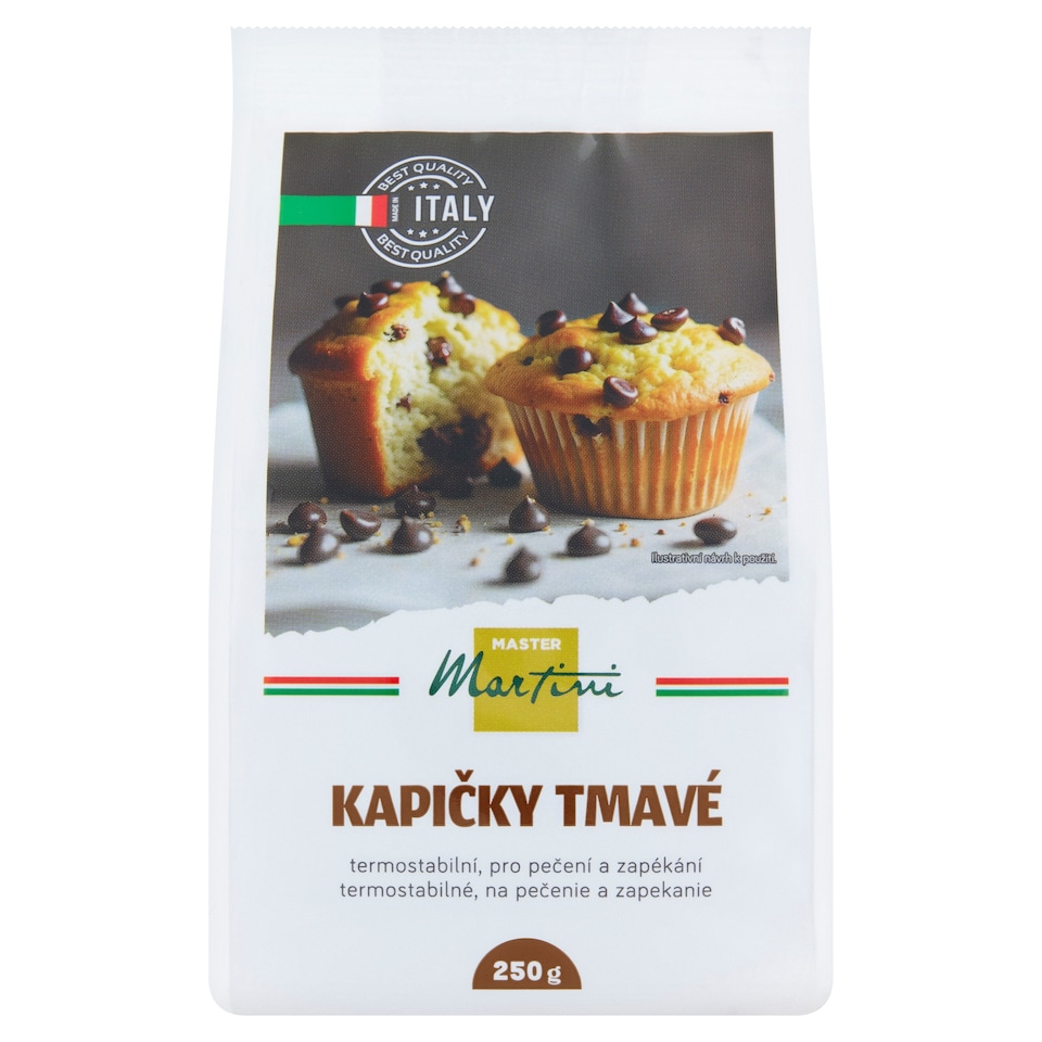 Obrázek 1 pro produkt Master Martini Kapičky tmavé 250g