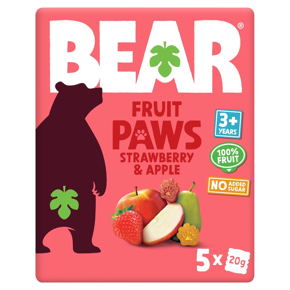 image 1 of Bear Fruit Paws Dino 5 X 20G