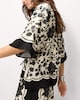 image 2 of F&F Floral Short Sleeved Co-ord Shirt in Multi Black