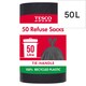 image 1 of Tesco 50 Refuse Sacks 50L