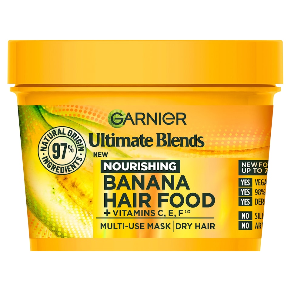 image 1 of Garnier Ultimate Blends Hair Food Banana 3in1 Mask 400ml