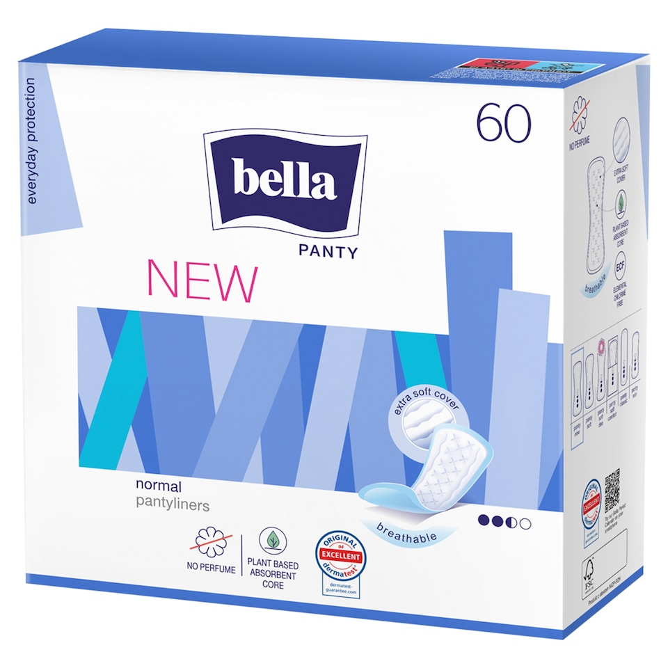 Bella Panty Normal Pantyliners 60 pcs