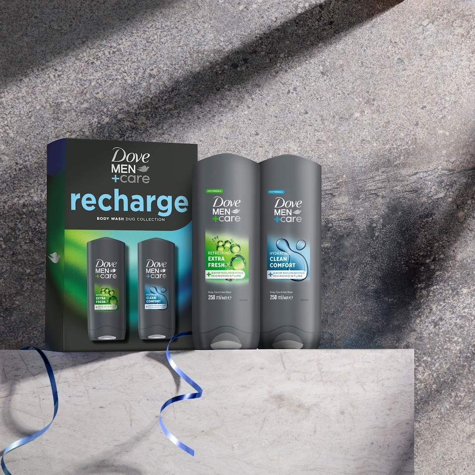 image 1 of Dove Men Recharge Bodywash Duo Collection Giftset