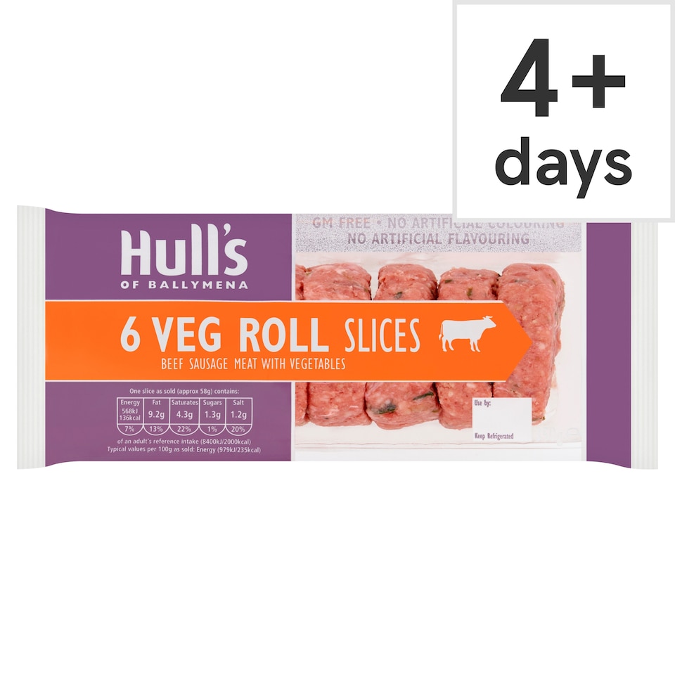 Hulls Vegetable Roll 350G