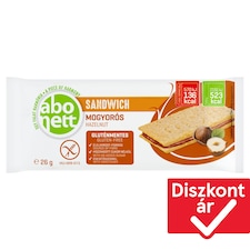 Abonett Gluten-Free Hazelnut Sandwich with Sweeteners 26 g